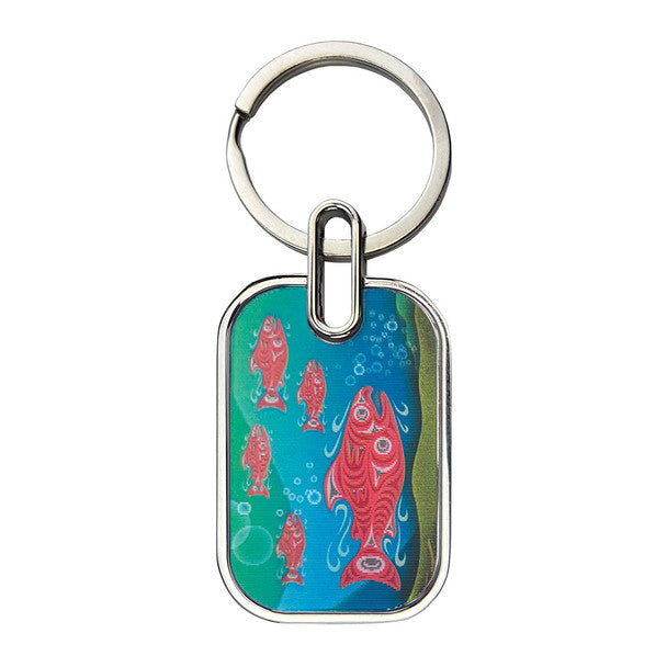 Keychain - Lenticular - Coho Salmon