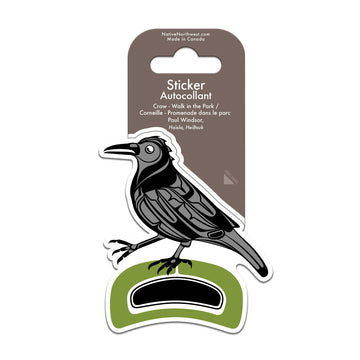 Sticker - Vinyl - Crow Walk in the Park