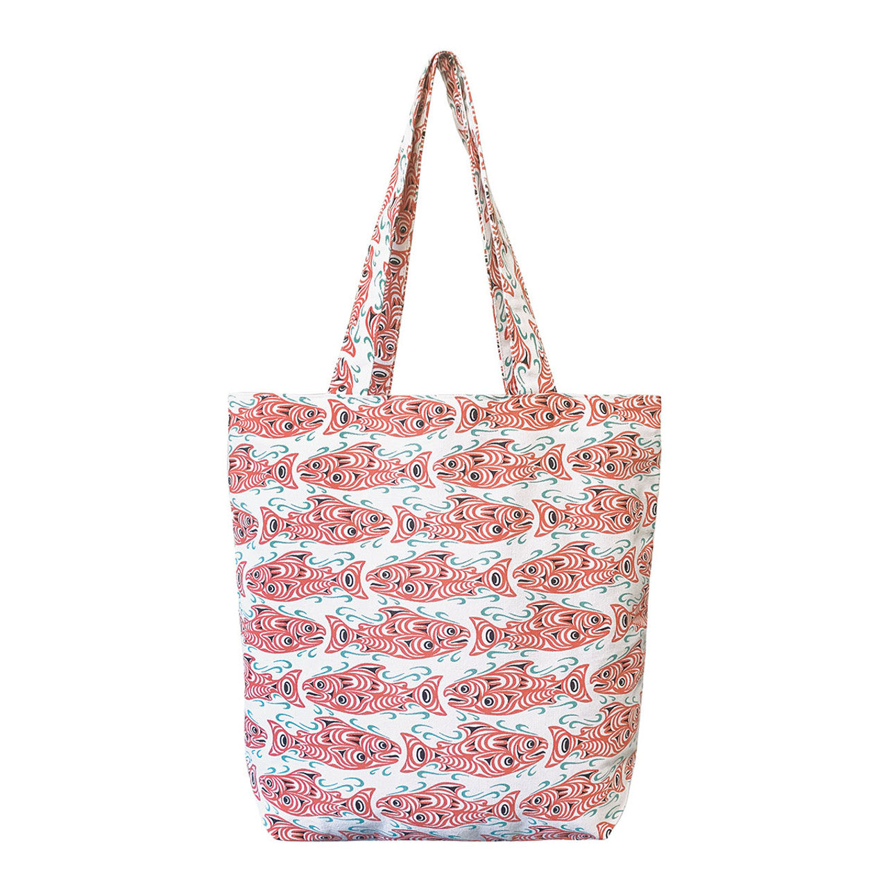 Tote Bag - Cotton Canvas - Coho Salmon