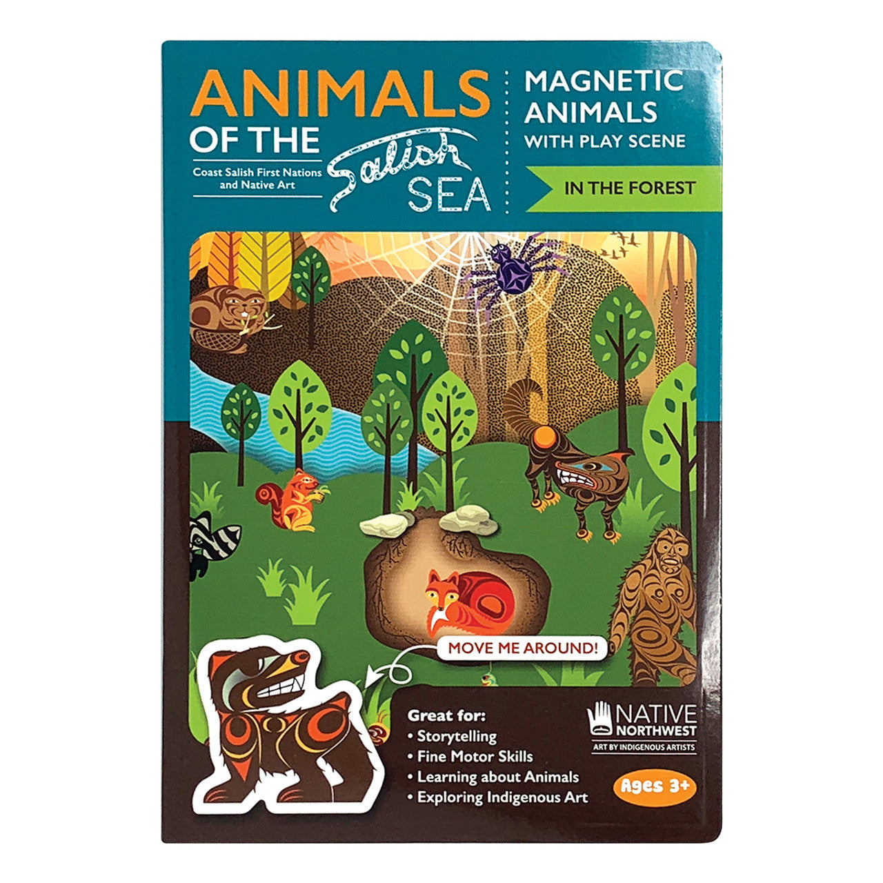 Playset - Magnetic - Animals in the Forest