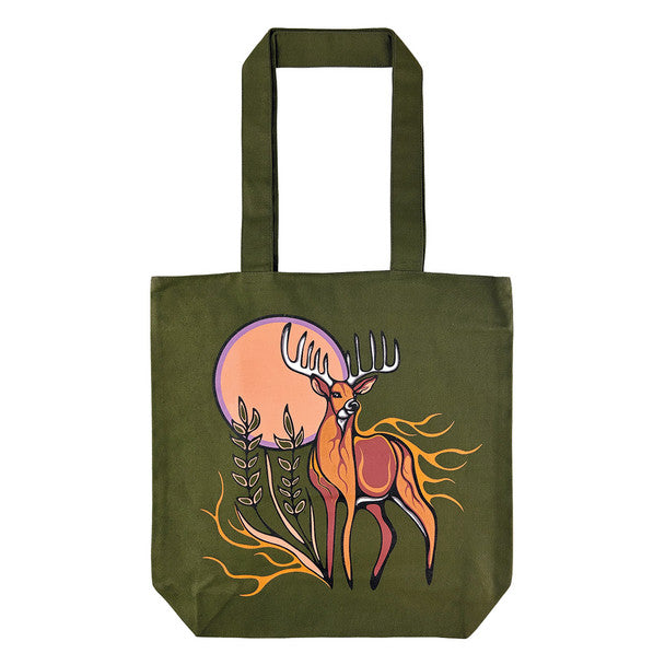 Tote Bag - Cotton Canvas - Deer (Waawaashkeshi)