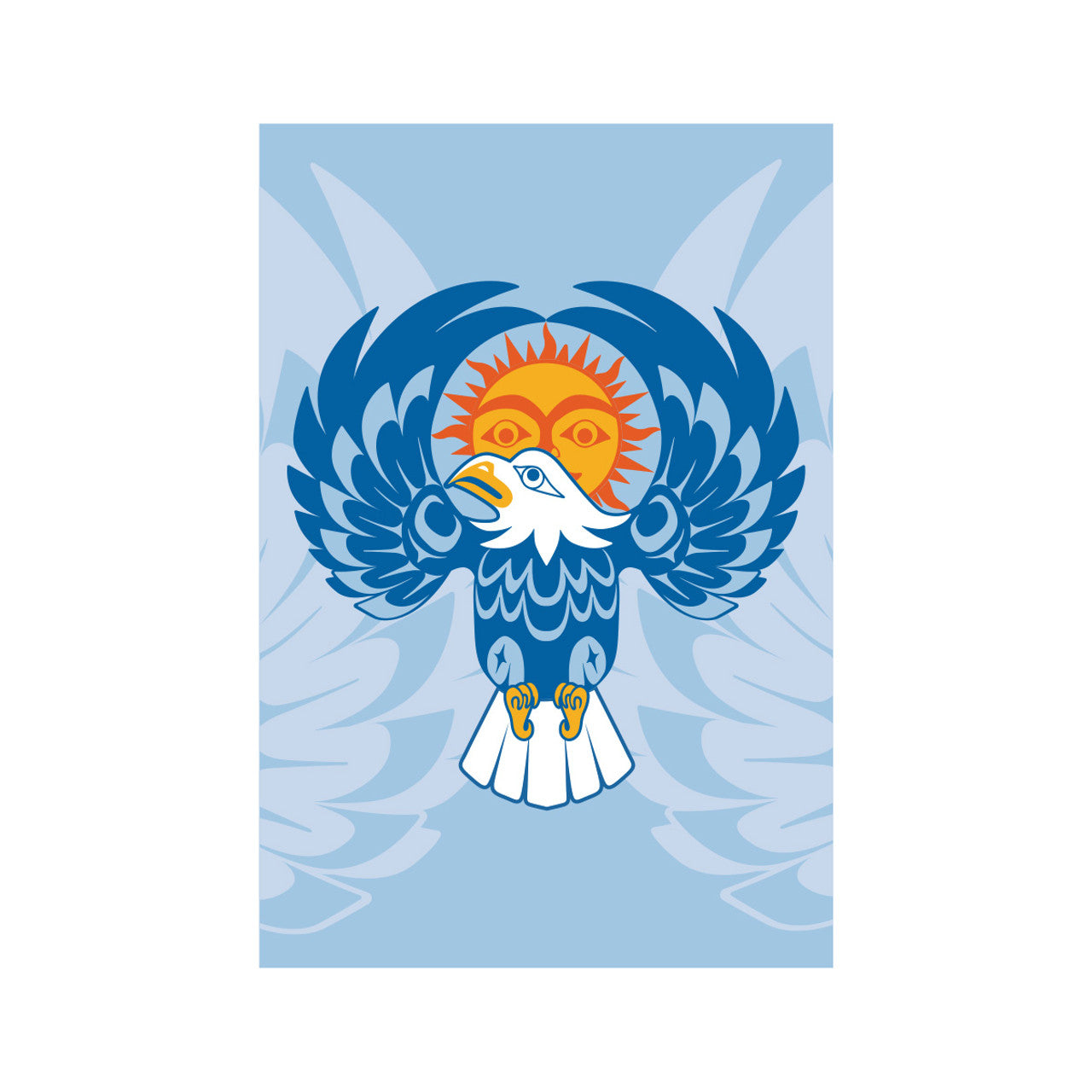 Postcard - Eagle Sun