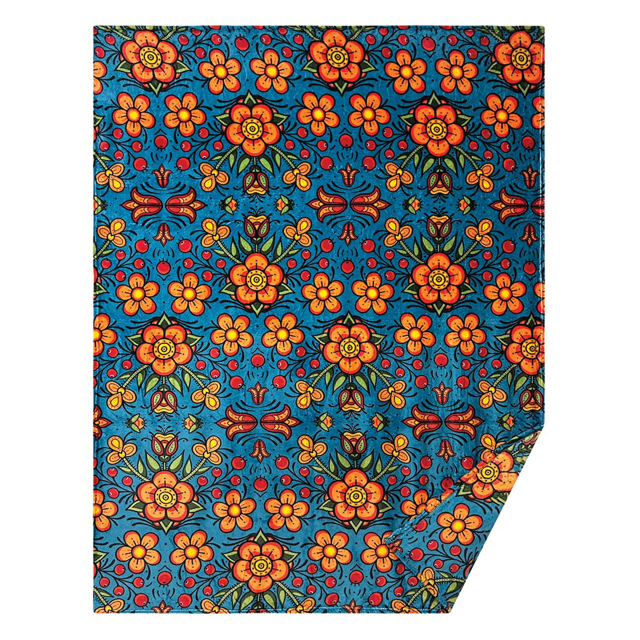 Blanket - Fleece - Prairie Beadwork