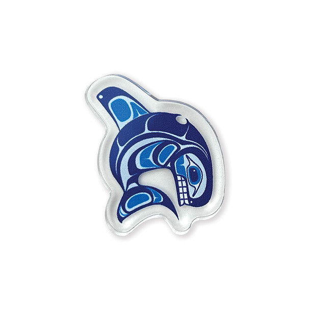 Acrylic Pin - *Orca Whale