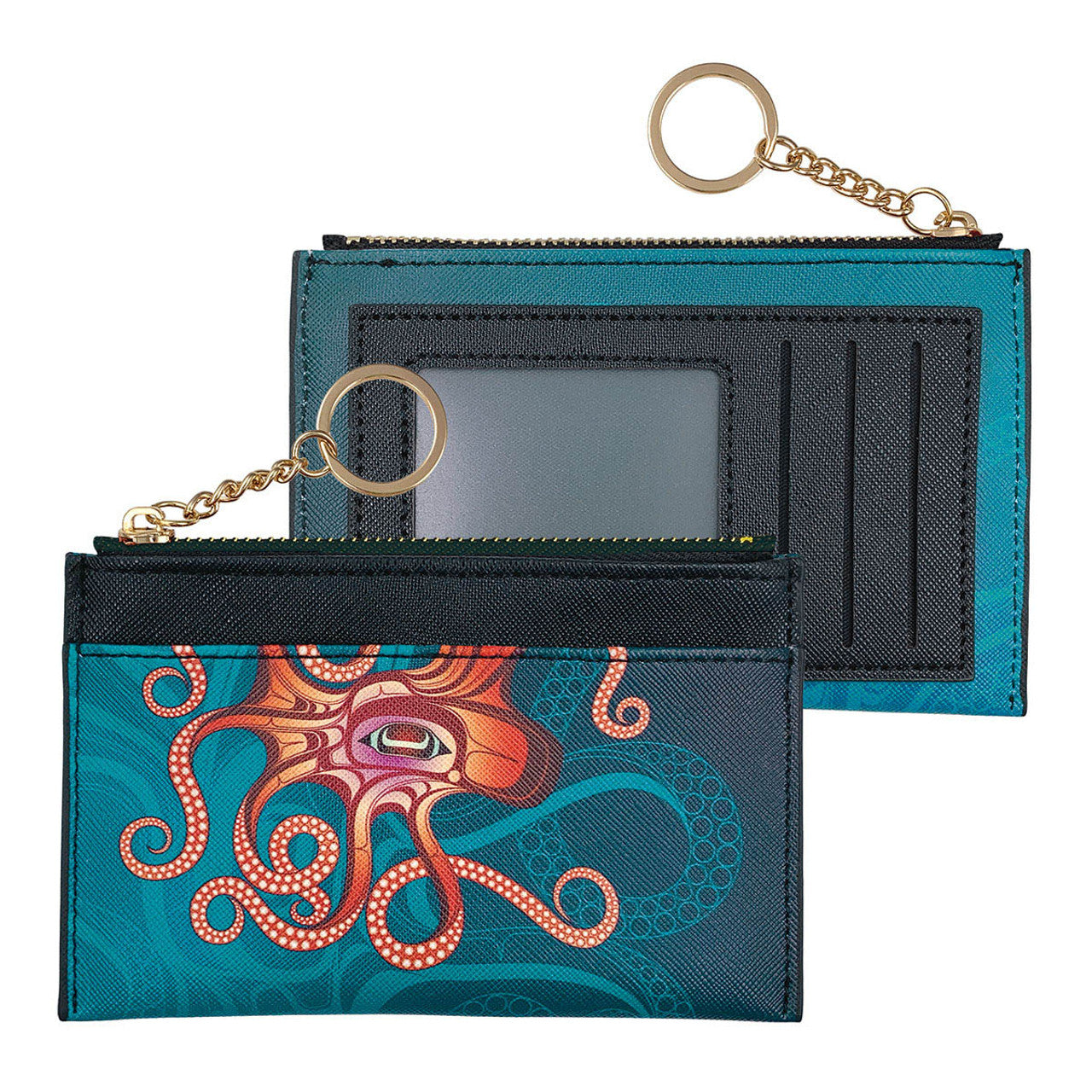 Zippered Card Wallet - Octopus (Nuu)