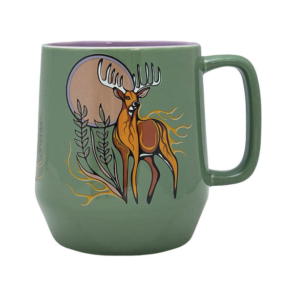 Mug - Ceramic - Big - 20oz - Deer (Waawaashkeshi)