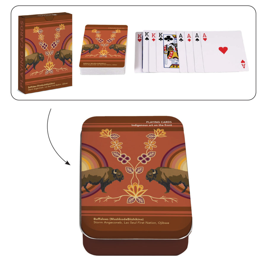 Playing Cards - Buffaloes (MashkodeBiizhikina)