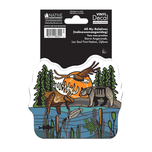 Decal - All My Relatives (Indinawemaaganidag)