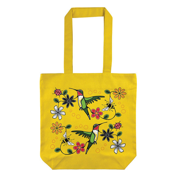 Tote Bag - Cotton Canvas - Hummingbird (Nenookaasi)
