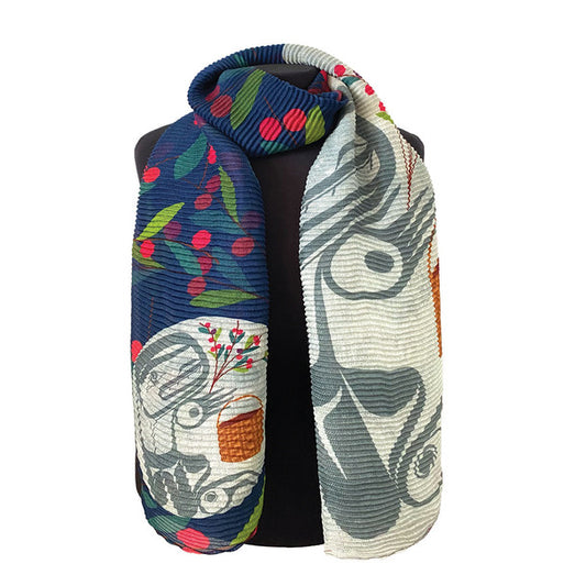 Scarf - Eco - Berry Picker in The Moon