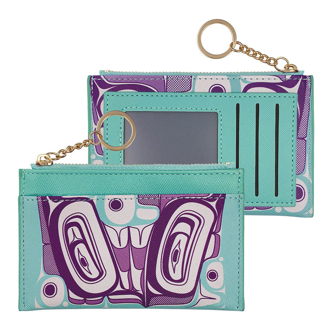 Zippered Card Wallet - Butterfly