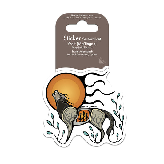 Sticker - Vinyl - Wolf (Ma'iingan)