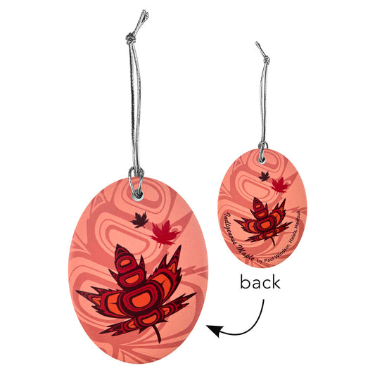 Ornament - Ceramic - Flat -  Indigenous Maple