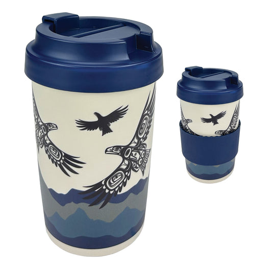 Travel Mug - Eco (15oz) - Soaring Eagle