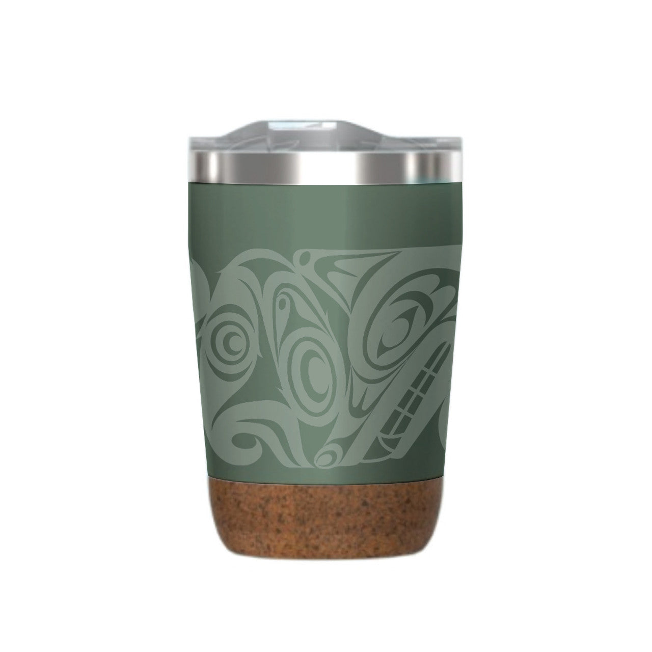 Travel Mug - Cork Base - 12oz - Urban Wolf