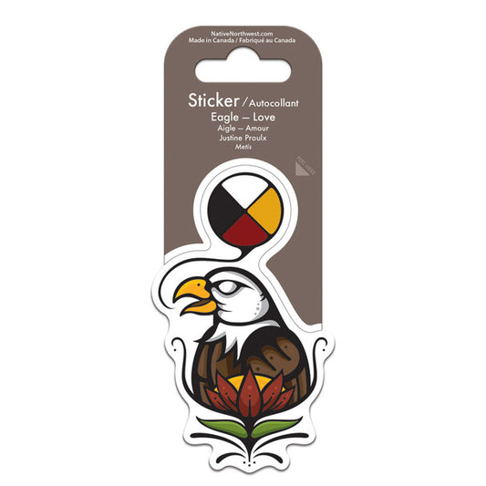 Sticker - Vinyl - Eagle - Love