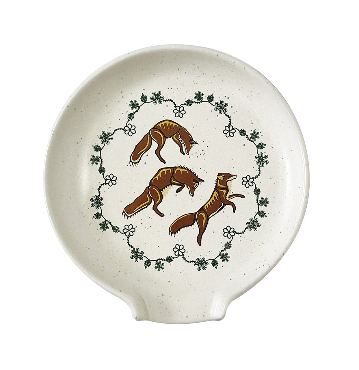 Spoon Rest - Ceramic - Foxes (Wagooshna)