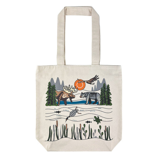 Tote Bag - Cotton Canvas - All My Relatives (Indinawemaaganidag)