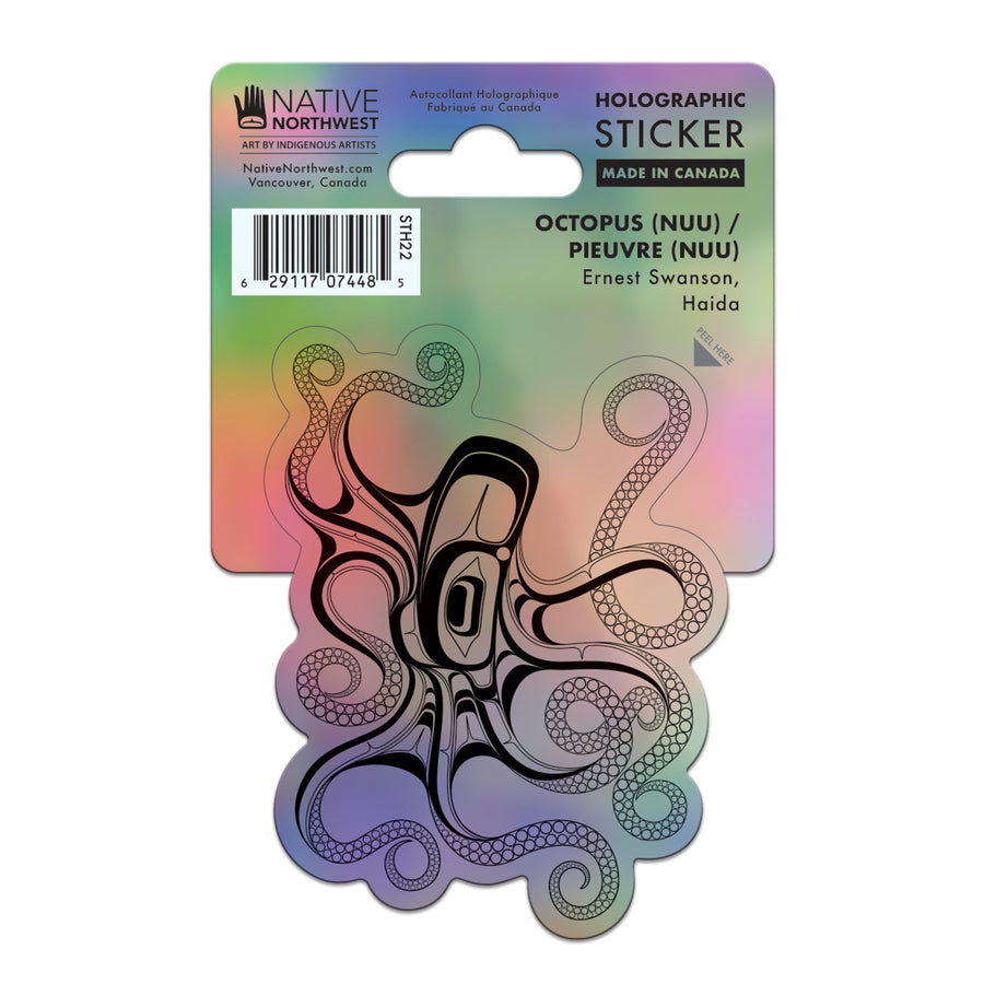 Sticker - Holographic - Octopus (Nuu)