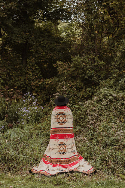 Blanket - Wool Blend - Eco-friendly - Connections - Reversible