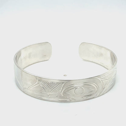 Bracelet - Sterling Silver - 1/2" - Hummingbird