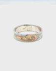 Ring - Gold and Silver - 3/16" - Hummingbird - Size 6.25