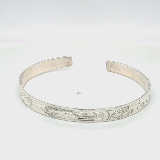Bracelet - Sterling Silver - 1/4" - Hummingbird