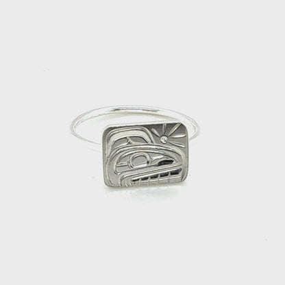 Ring - Sterling Silver - Wire - Orca