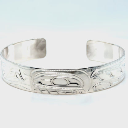 Bracelet - Sterling Silver - 1/2" - Orca
