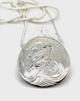 Pendant - Sterling Silver - Teardrop - Eagle