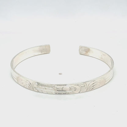 Bracelet - Sterling Silver - 1/4" - Wolf