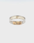 Ring - Gold and Silver - 3/16" - Eagle - Size 10.25