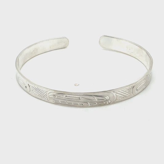 Bracelet - Sterling Silver - 1/4" - Orca