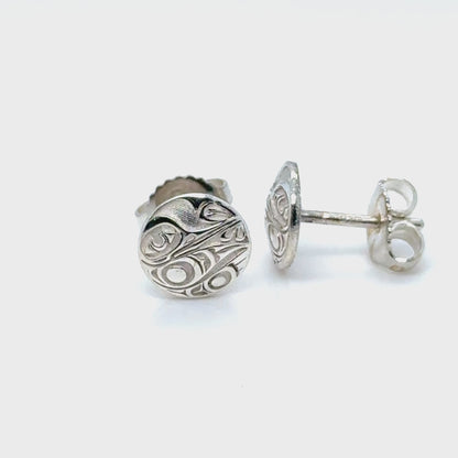 Earrings - Sterling Silver - Stud - Hummingbird - Micro - 8mm