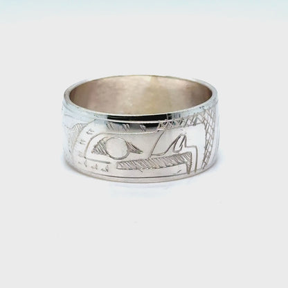 Ring - Sterling Silver - 3/8" - Eagle