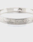 Bangle - Sterling Silver - 3/8" - Eagle & Raven