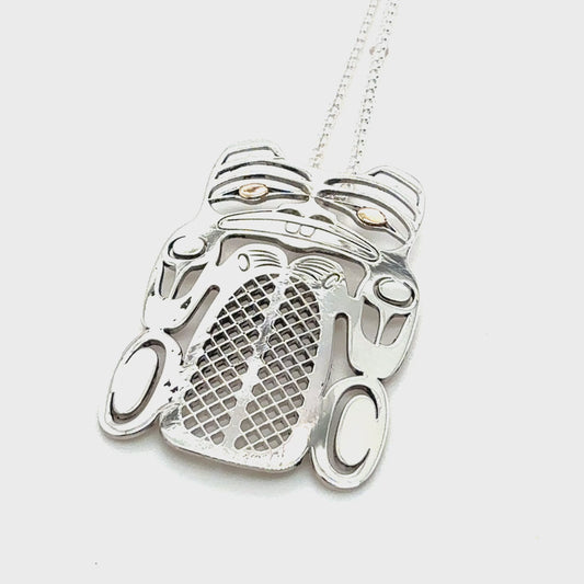 Pendant - Gold & Silver - Beaver