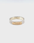 Ring - Gold and Silver - 3/16" - Eagle - Size 8.25