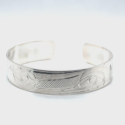 Bracelet - Sterling Silver - 1/2" - Hummingbirds - Small