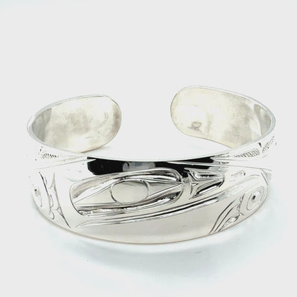 Bracelet - Sterling Silver - 3/4" - Raven