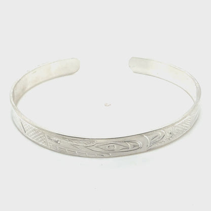 Bracelet - Sterling Silver - 1/4" - Wolf
