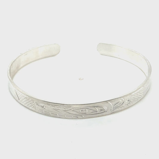 Bracelet - Sterling Silver - 1/4" - Wolf