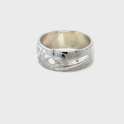 Ring - Sterling Silver - 5/16" - Hummingbird