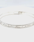 Bangle - Sterling Silver - 1/4" - Eagle & Hummingbird