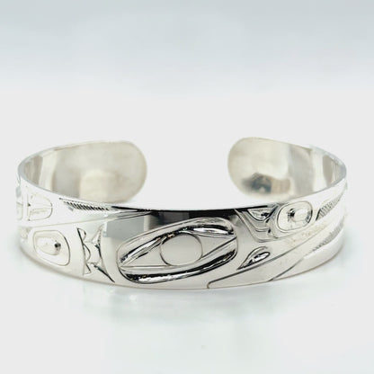 Bracelet - Sterling Silver - 1/2" - Hummingbird