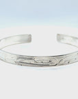 Bracelet - Sterling Silver - 1/4" - Hummingbird