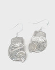 Earrings - Sterling Silver - Cutout - Beaver