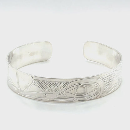 Bracelet - Sterling Silver - 1/2" - Hummingbird