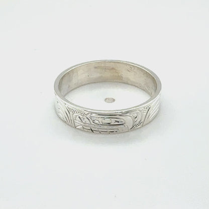 Ring - Sterling Silver - 3/16" - Bear