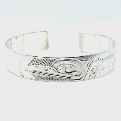 Bracelet - Sterling Silver - 1/2" - Hummingbird